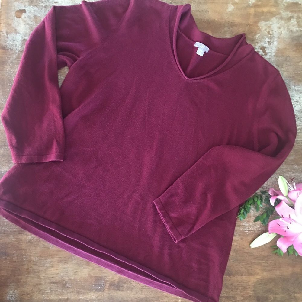 J Jill V-neck Sweater